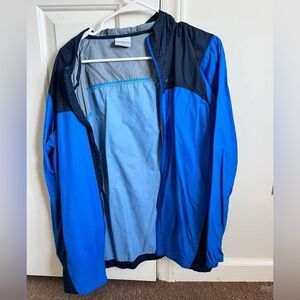 Women’s Blue Columbia Thin Raincoat